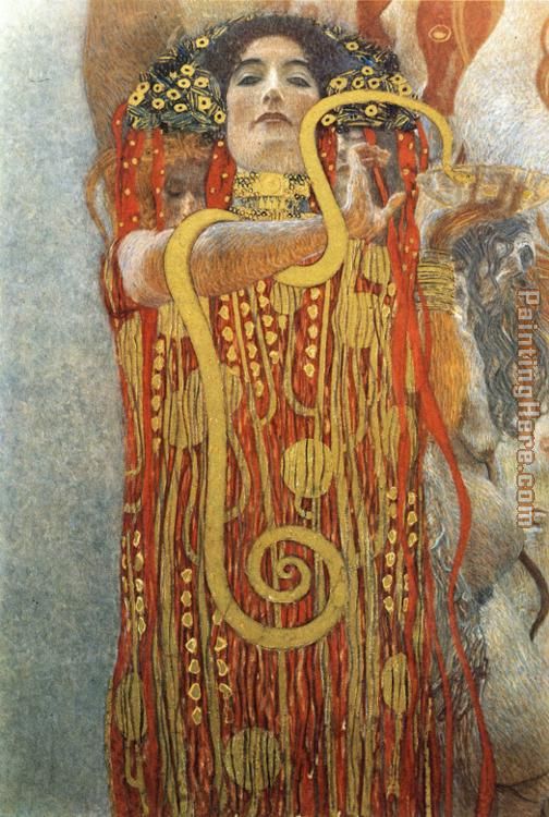Hygieia (II) painting - Gustav Klimt Hygieia (II) art painting